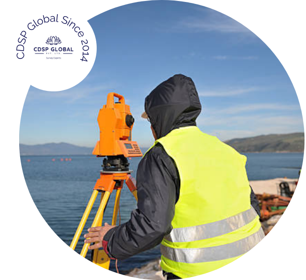 CDSP surveyor on site